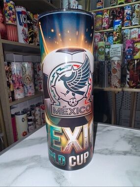 20oz Mexico World Cup fifa tumbler